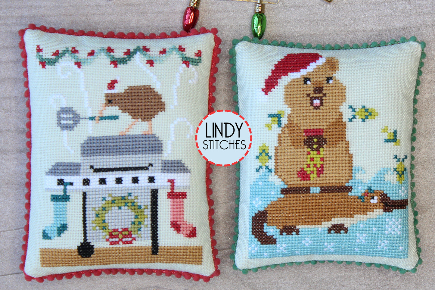 December Down Under Cross Stitch Pattern Lindy Stitches Christmas