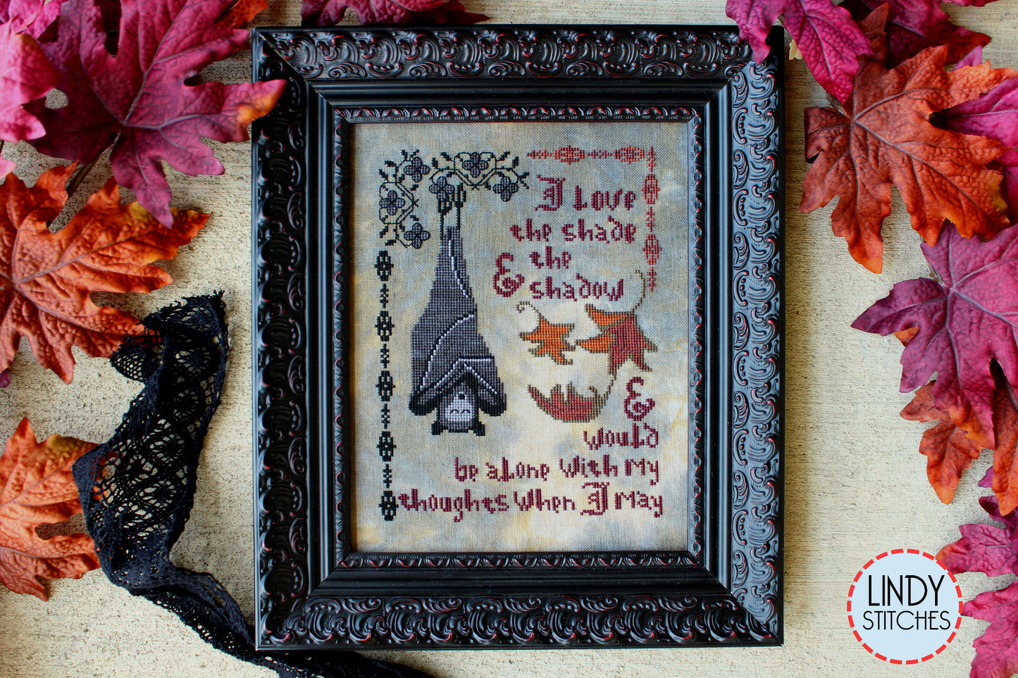 Dracula's Confession Cross Stitch Chart by Lindy Stitches