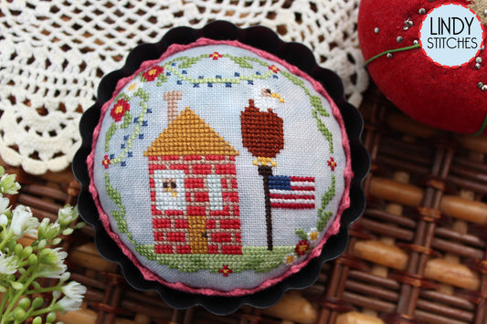 Eagle Manor Happy Habitats Cross Stitch Pattern Lindy Stitches PDF
