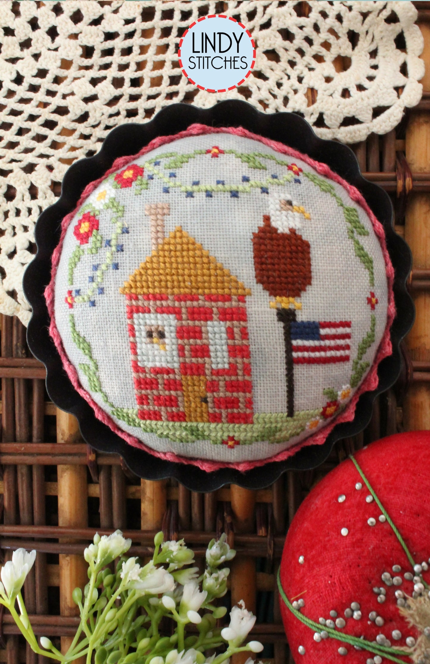 Eagle Manor Happy Habitats Cross Stitch Pattern Lindy Stitches PDF