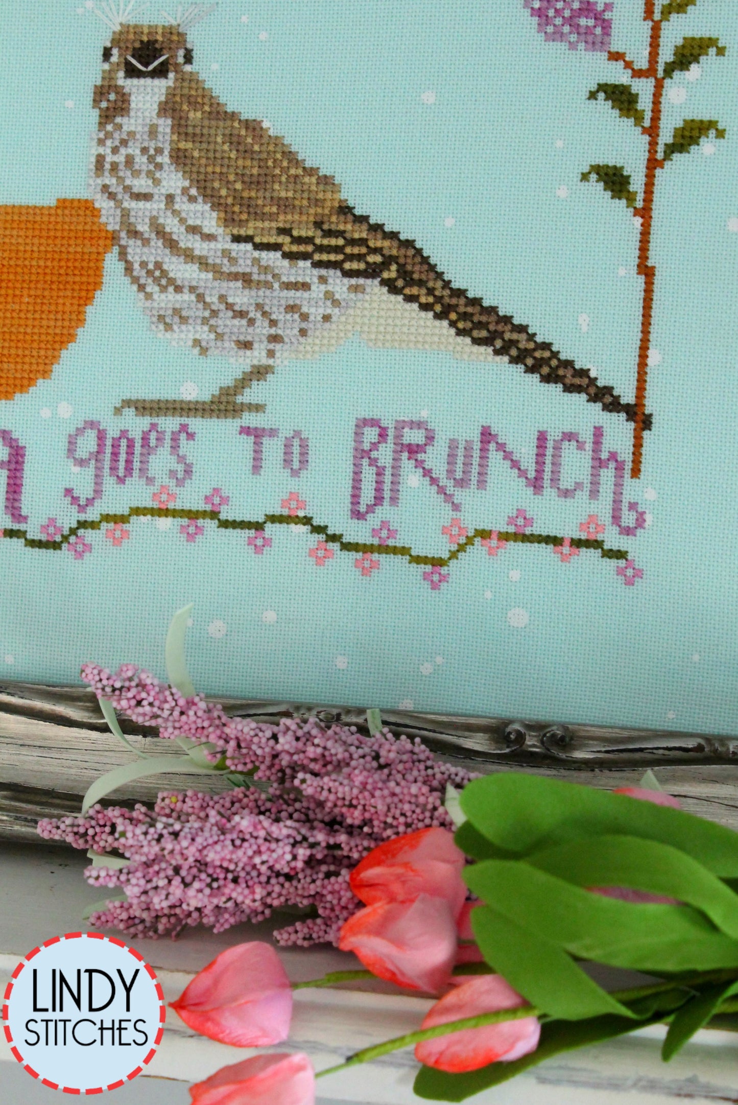 Edna Goes To Brunch Cross Stitch Pattern Lindy Stitches PDF