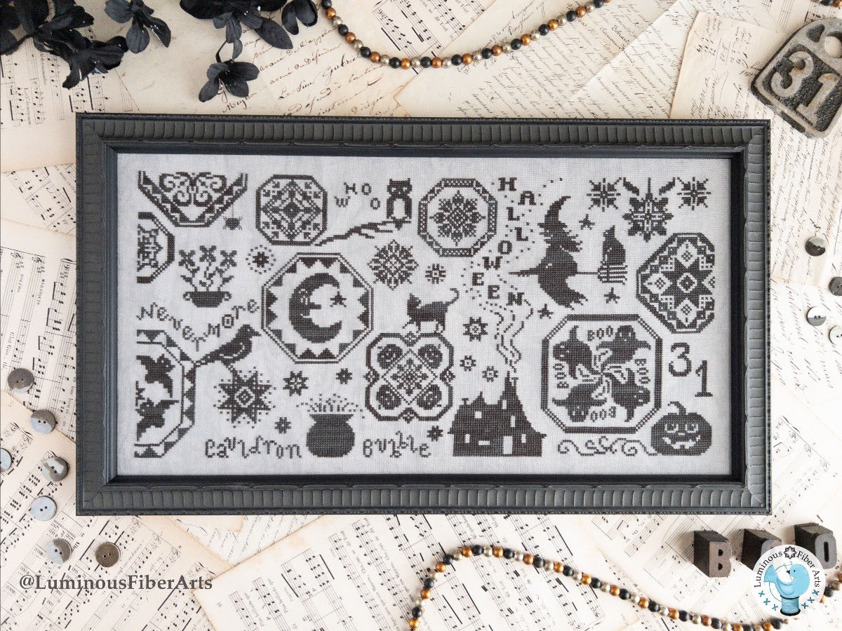 Enchanted Quaker Cross Stitch Pattern Luminous Fiber Arts