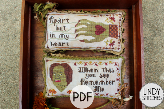 PDF Ex Ghoulfriend Cross Stitch Pattern by Lindy Stitches