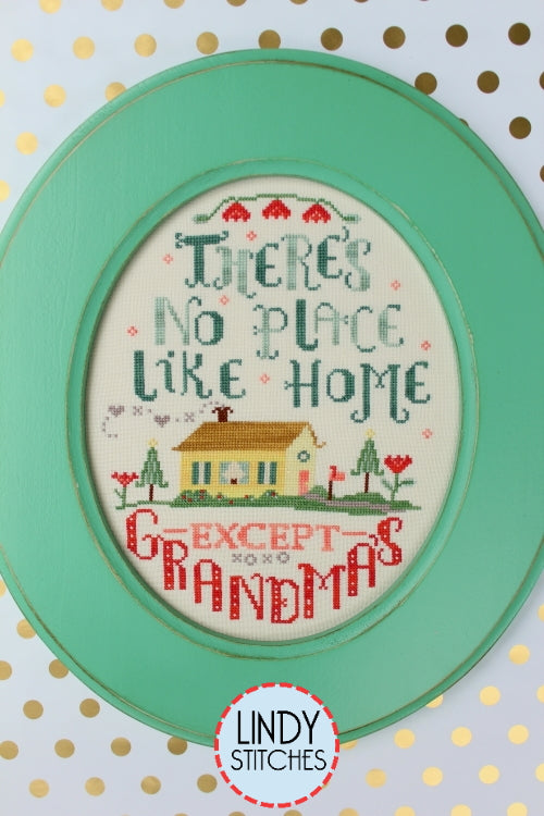 Except Grandma's Cross Stitch Pattern by Lindy Stitches with Custom Charting Page PDF Download