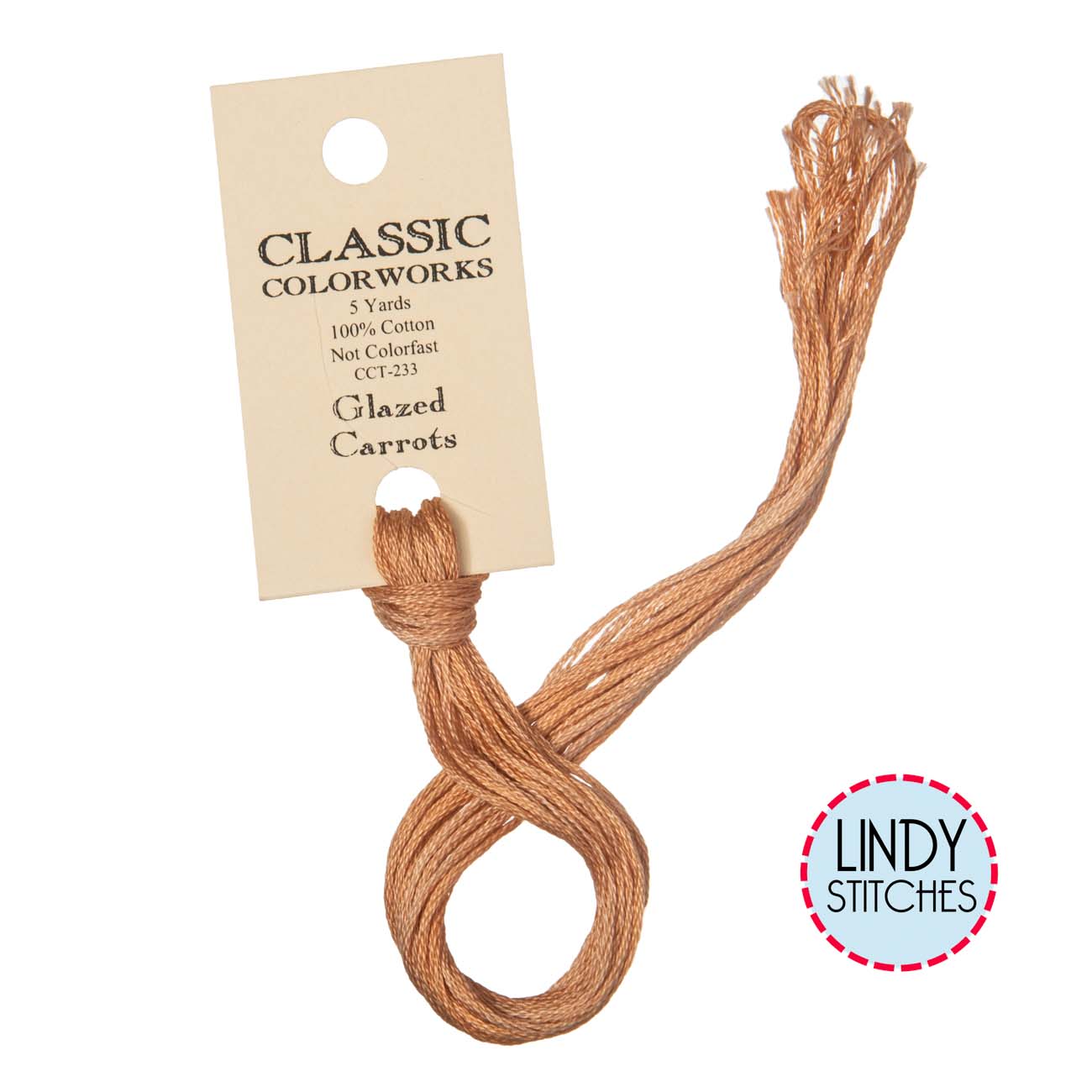 Glazed Carrots Classic Colorworks Floss Hand Dyed Cotton Skein