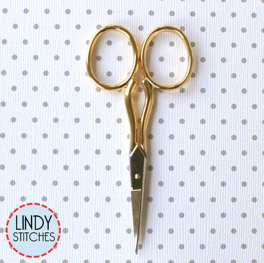 Gold Handle Embroidery Scissors by DMC