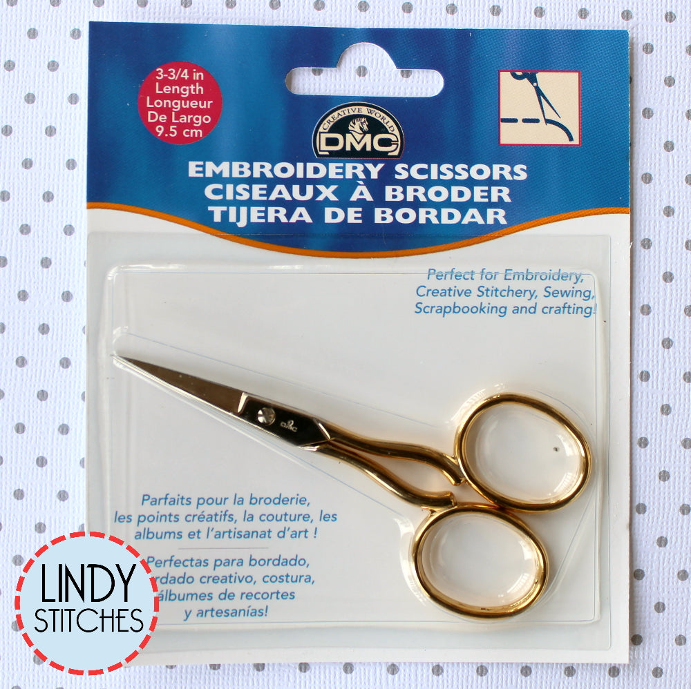 Gold Handle Embroidery Scissors by DMC
