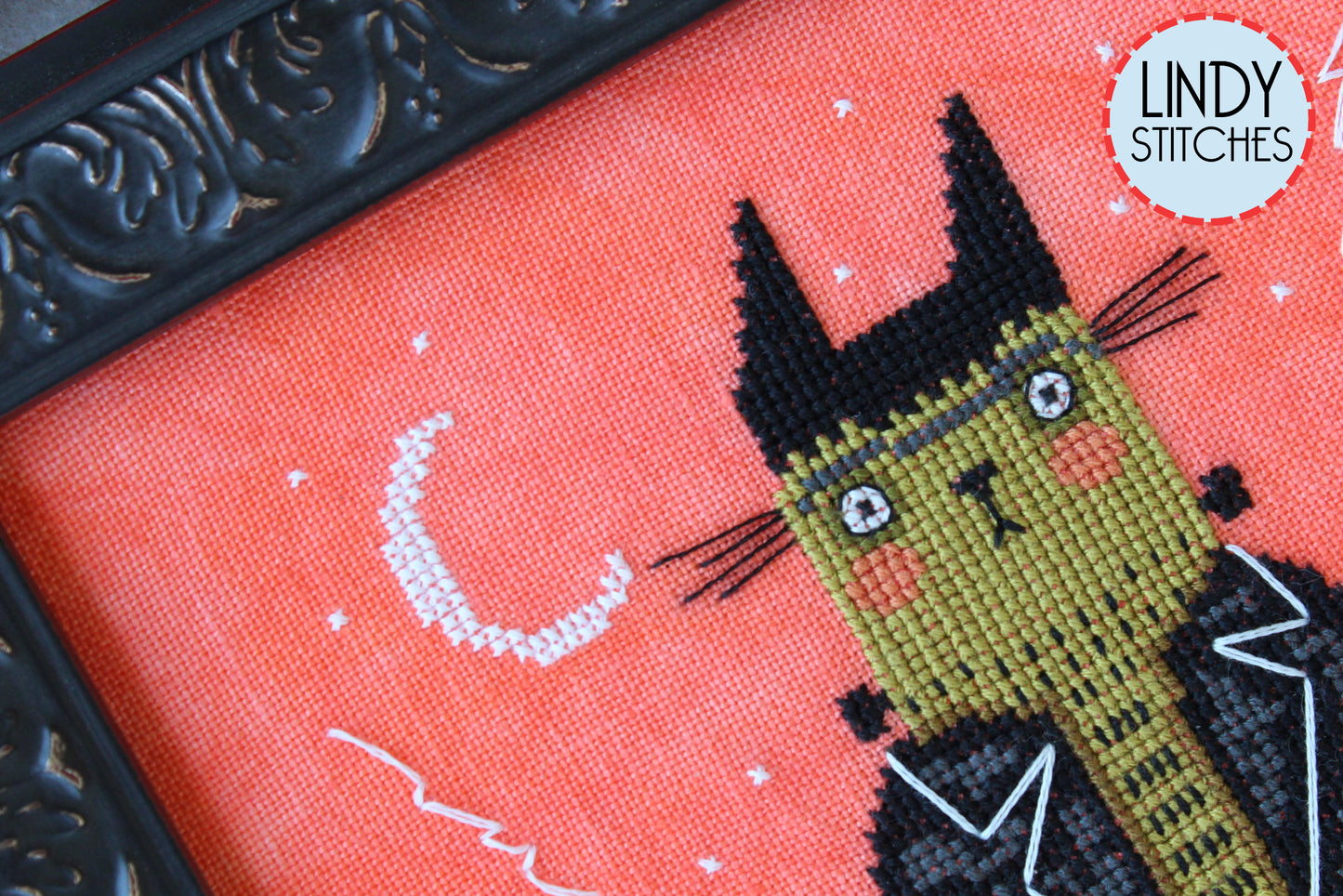 Halloween Tails Cross Stitch Pattern Lindy Stitches Terry Runyan