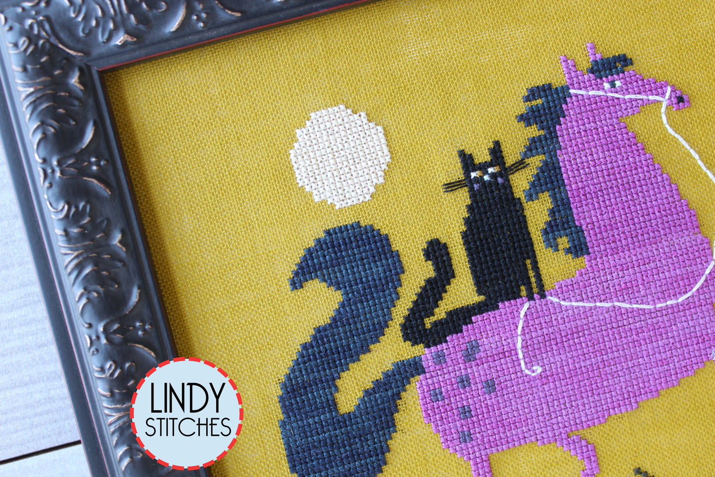 Halloween Tails Cross Stitch Pattern Lindy Stitches Terry Runyan