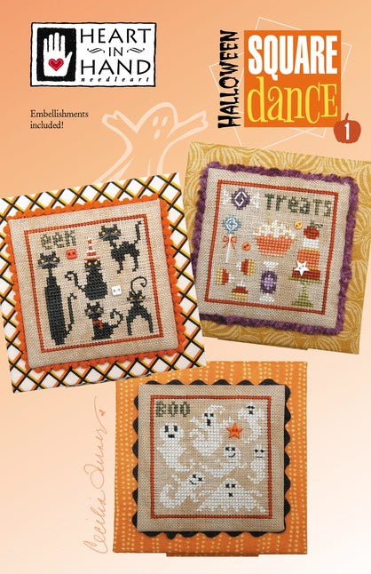 Halloween Square Dance Part 1 Heart in Hand Cross Stitch Pattern