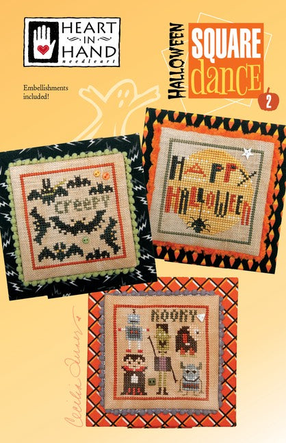 Halloween Square Dance Part 2 Heart in Hand Cross Stitch Pattern