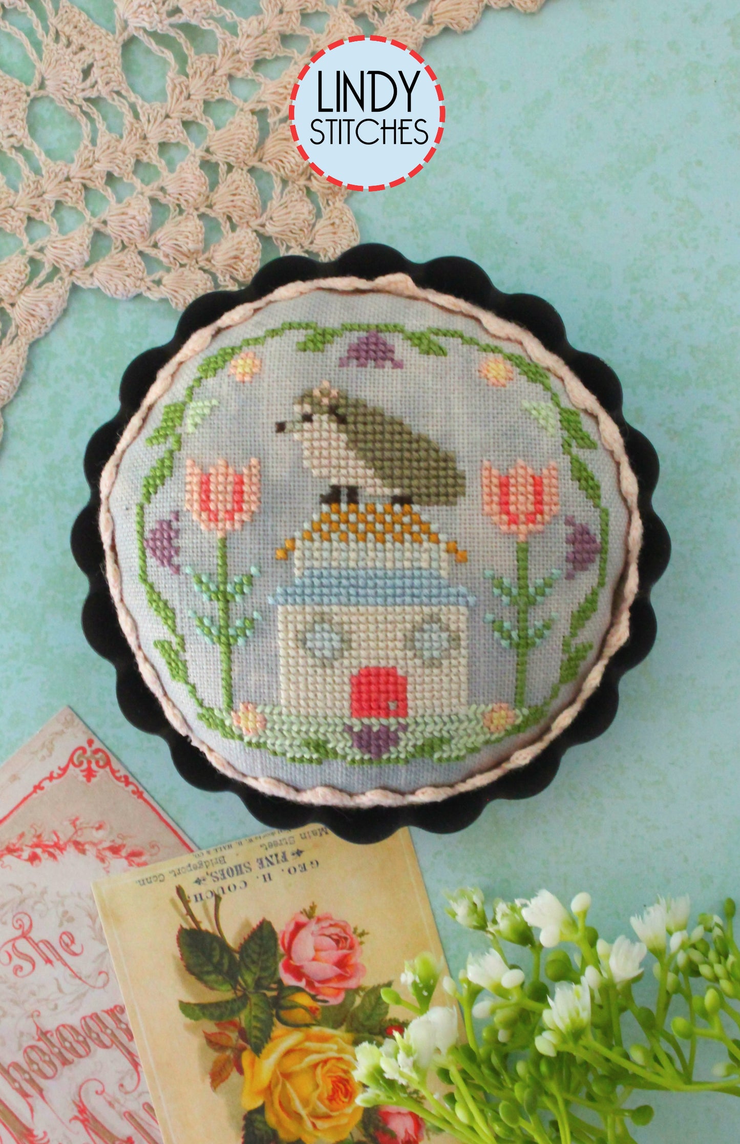 Eagle Manor Happy Habitats Cross Stitch Pattern Lindy Stitches PDF