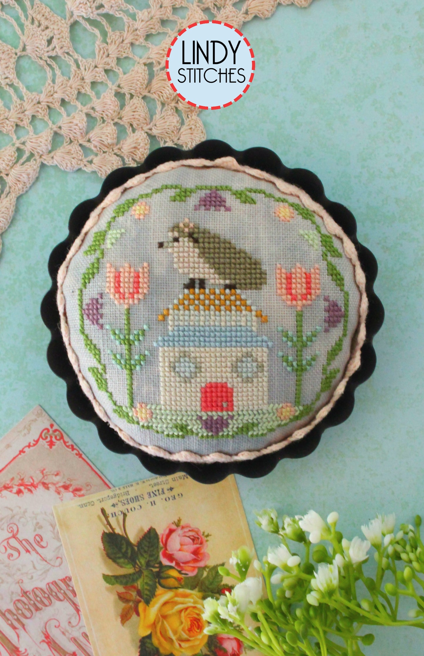 Eagle Manor Happy Habitats Cross Stitch Pattern Lindy Stitches