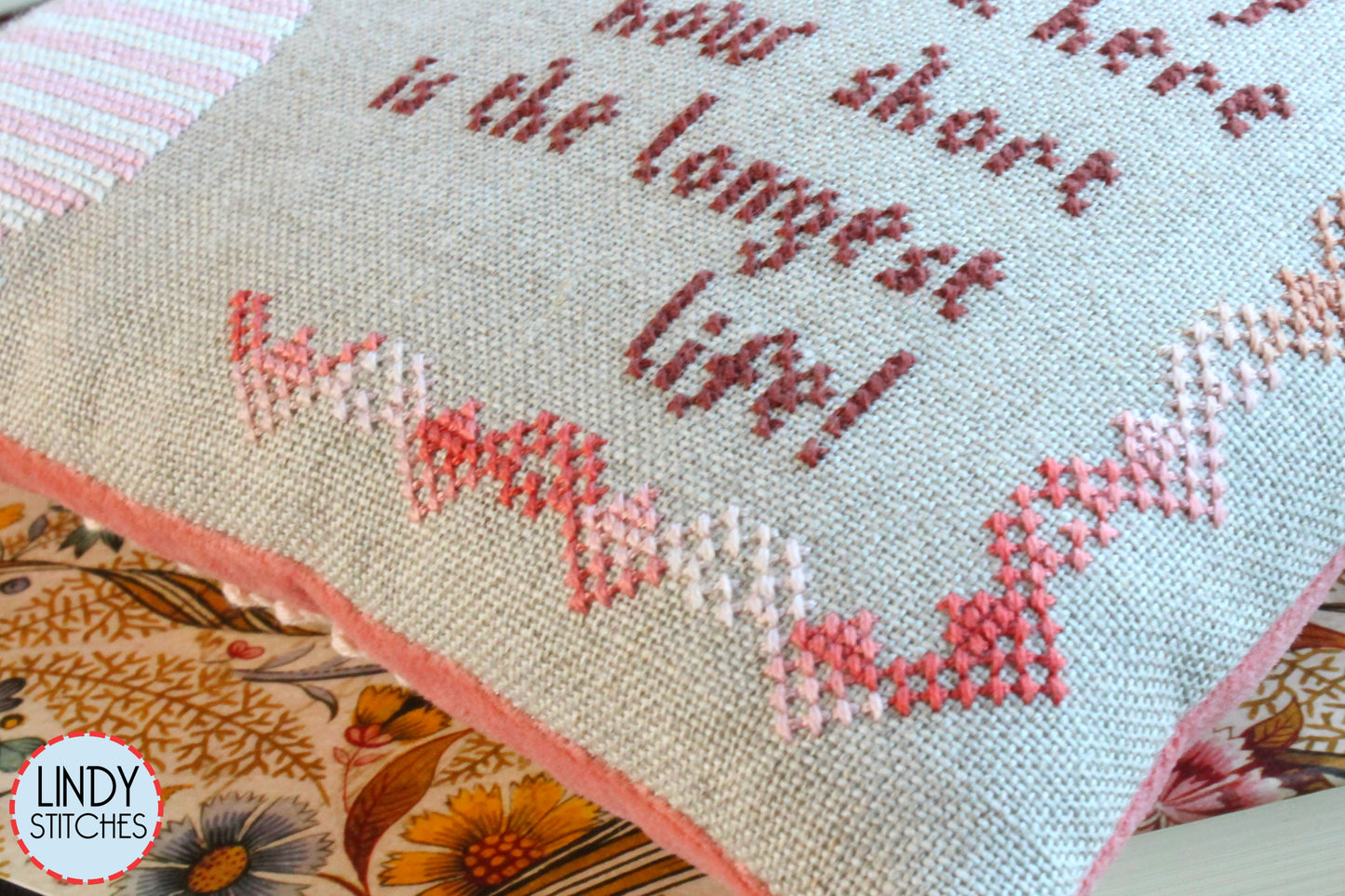 Wildflowers & Keats Cross Stitch Pattern by Lindy Stitches PDF