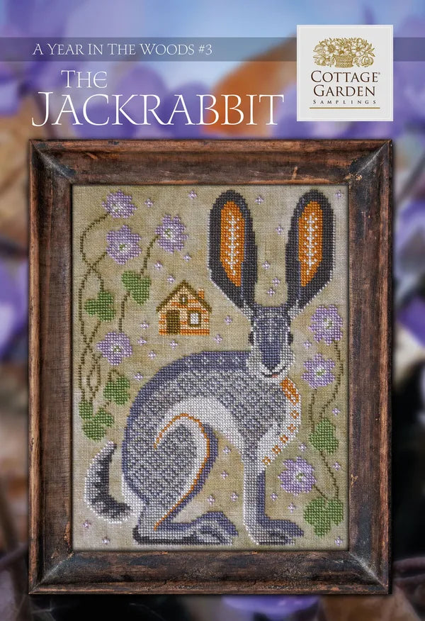 The Jackrabbit Year in the Woods #3 by Cottage Garden Samplings Cross Stitch Pattern PHYSICAL copy