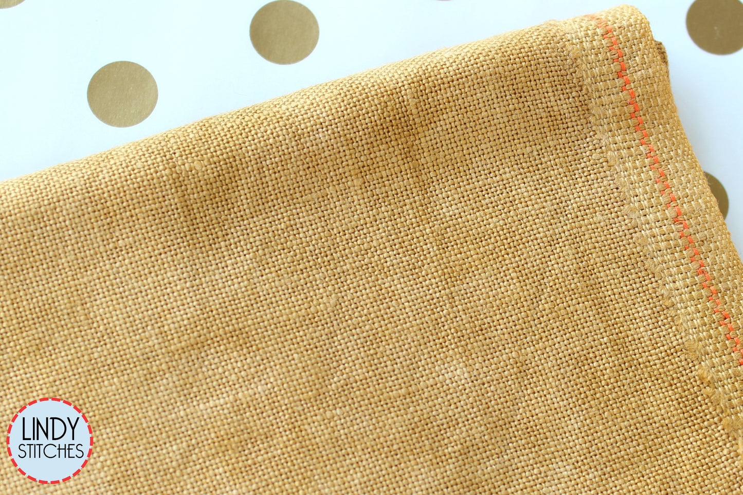 32 Count Jack's Rum Linen Hand Dyed Fabrics by Stephanie Fat Quarter