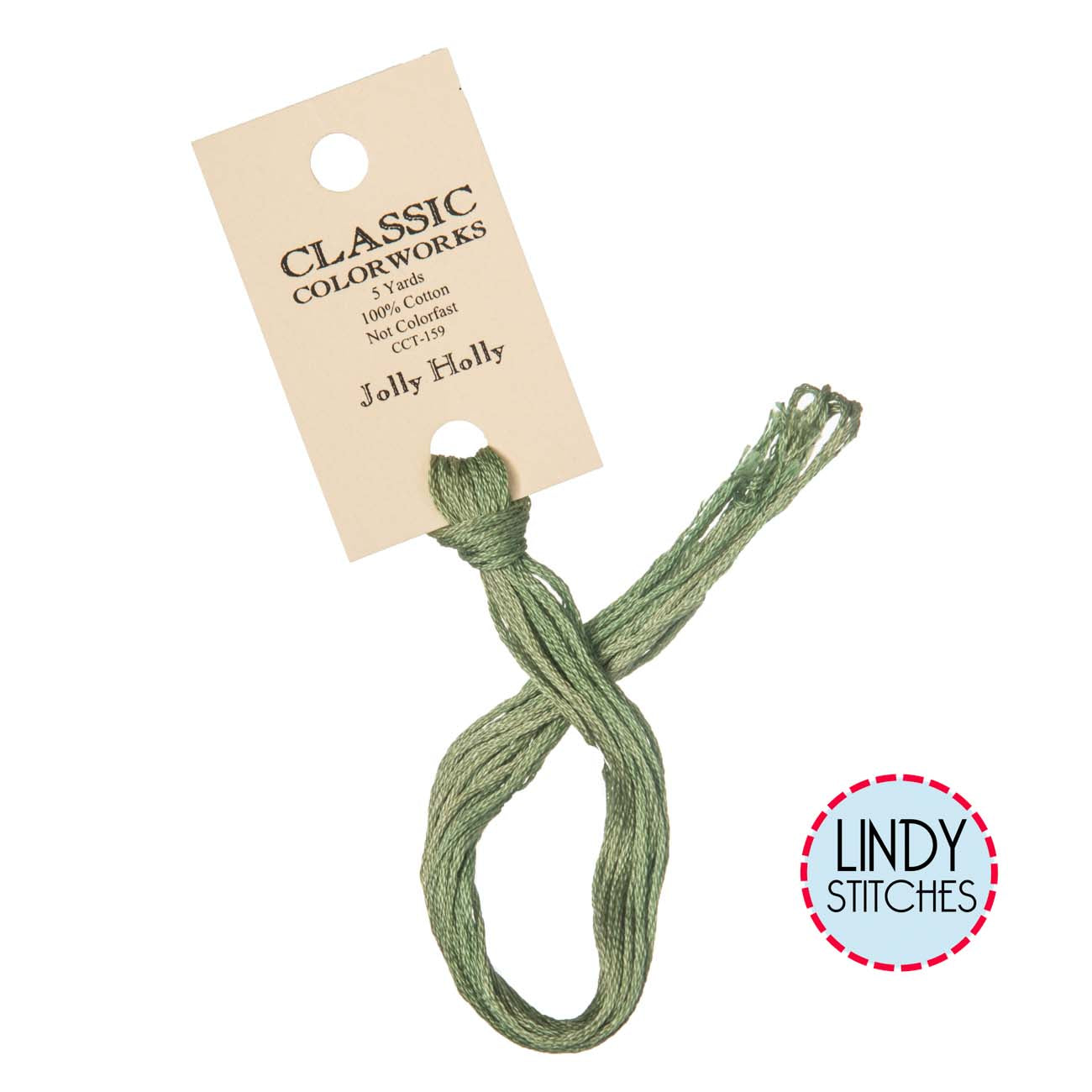 Jolly Holly Classic Colorworks Floss Hand Dyed Cotton Skein