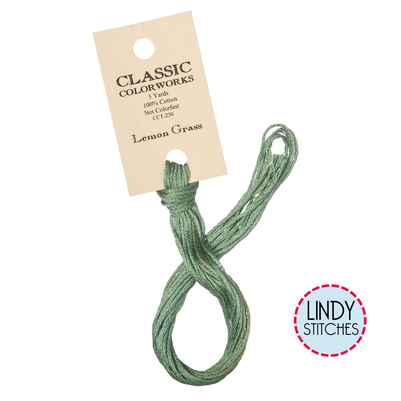 Lemon Grass Classic Colorworks Floss Hand Dyed Cotton Skein