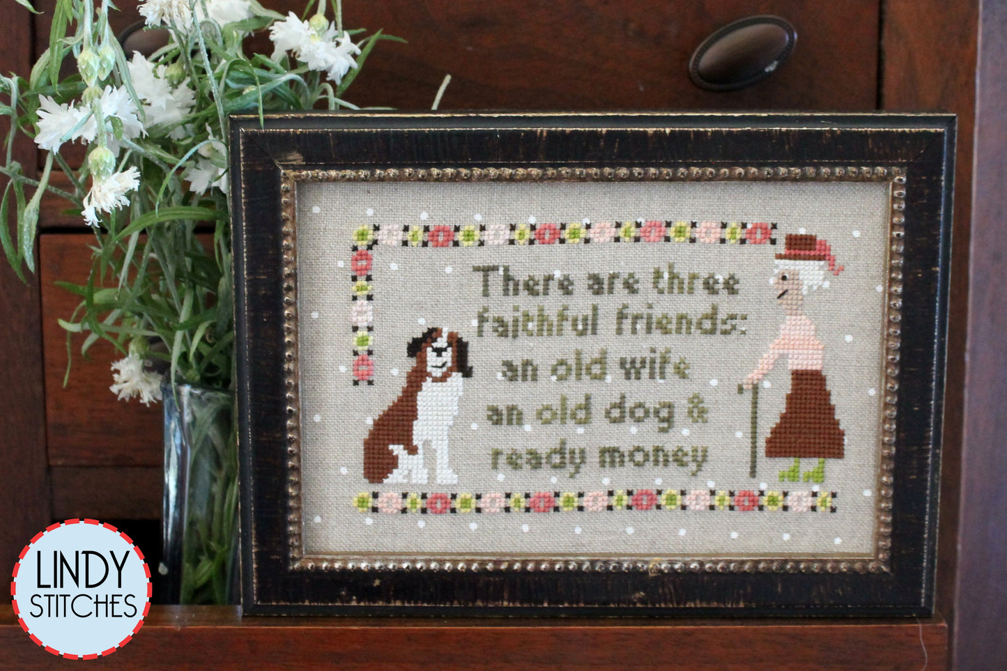 Let Me Not Forget Cross Stitch Pattern by Lindy Stitches