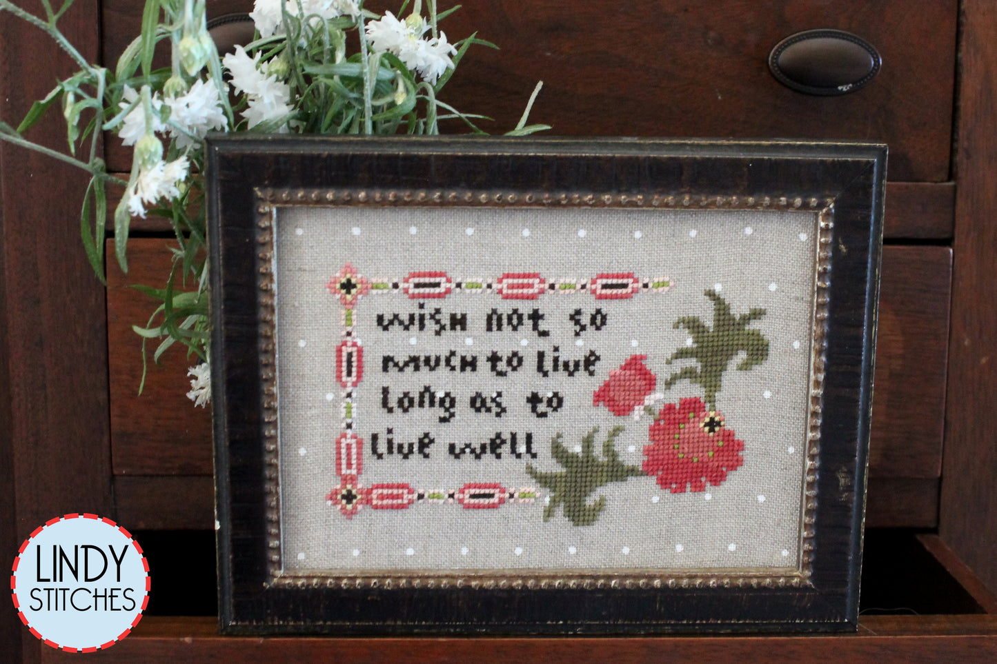 Let Me Not Forget Cross Stitch Pattern by Lindy Stitches