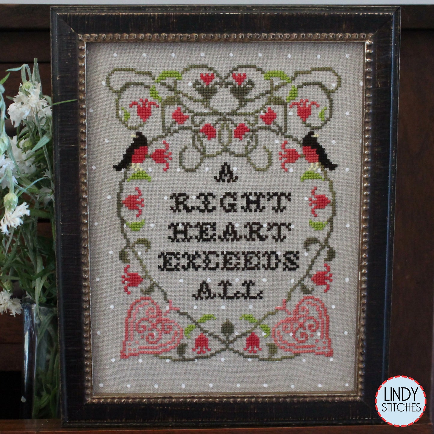 Let Me Not Forget Cross Stitch Pattern by Lindy Stitches