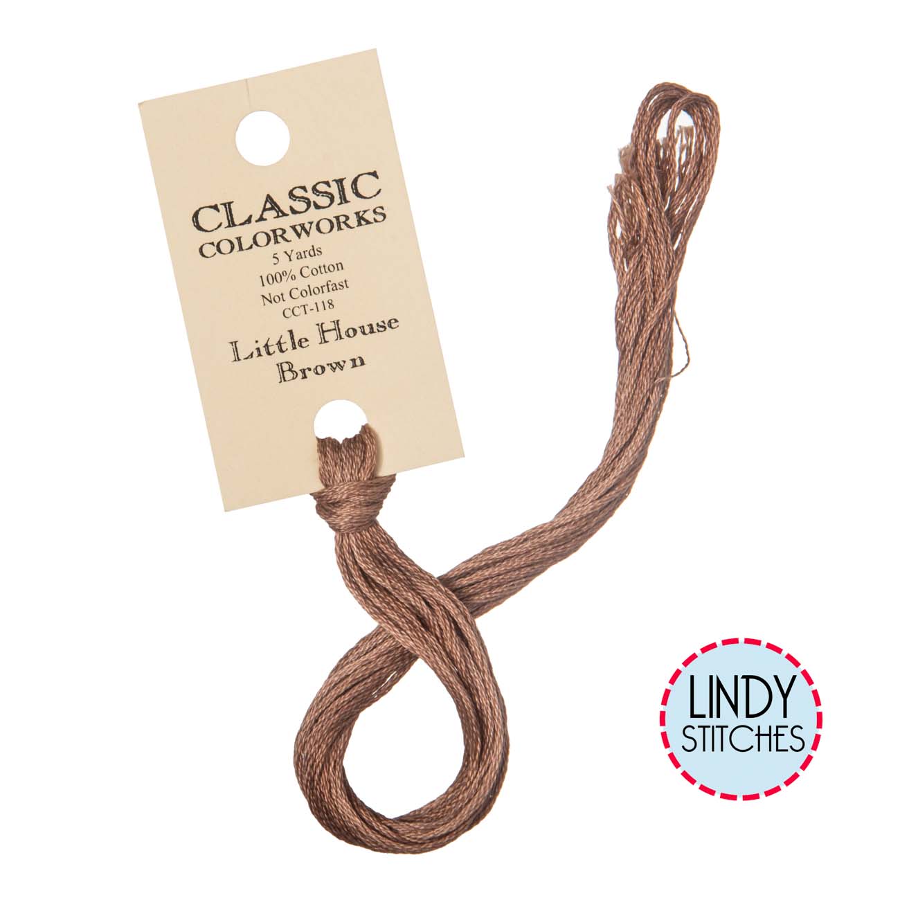 Little House Brown Classic Colorworks Floss Hand Dyed Cotton Skein
