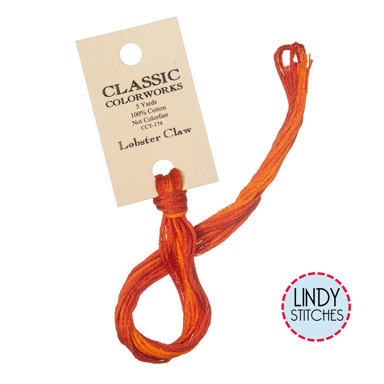 Lobster Claw Classic Colorworks Floss Hand Dyed Cotton Skein