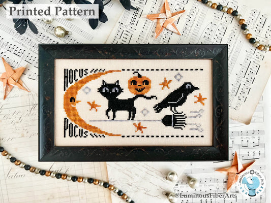 Hocus Pocus Cross Stitch Pattern Luminous Fiber Arts PHYSICAL copy