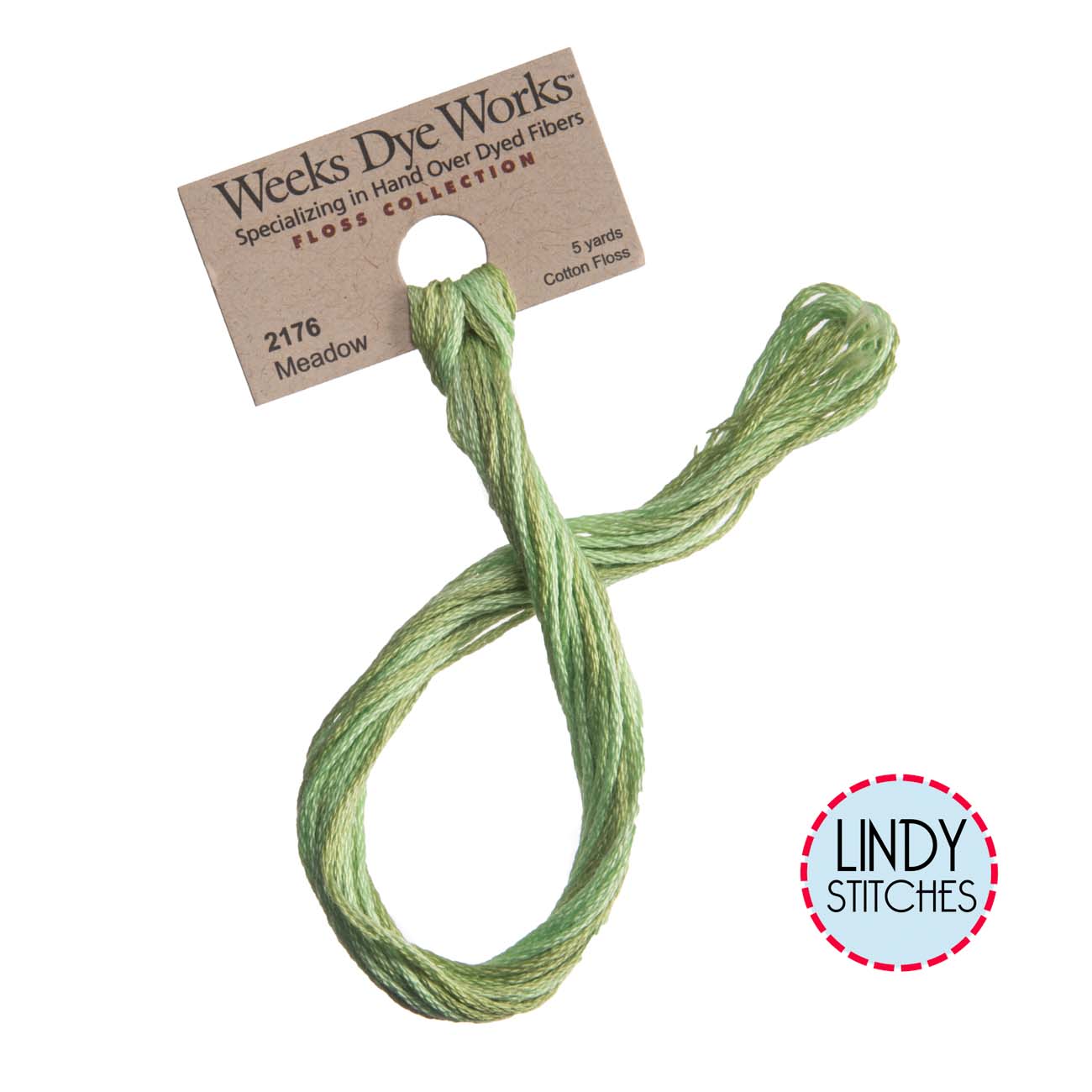 Meadow Weeks Dye Works Floss Hand Dyed Cotton Skein 2176