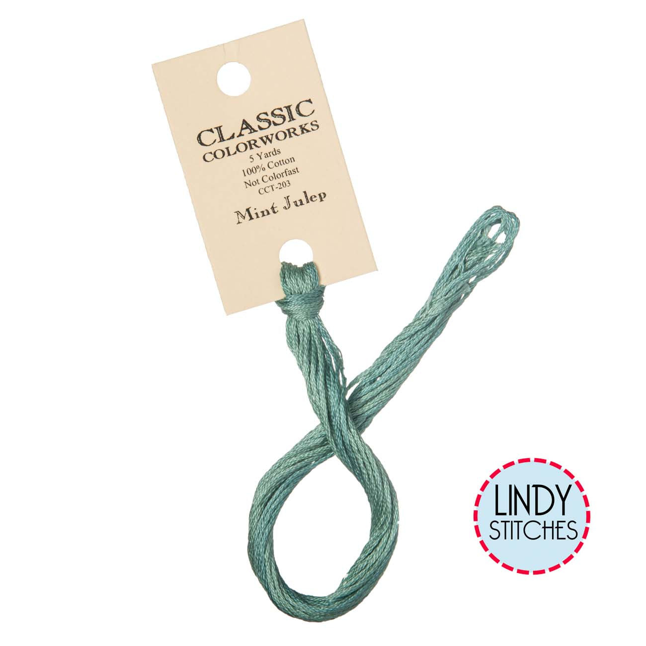 Mint Julep Classic Colorworks Floss Hand Dyed Cotton Skein