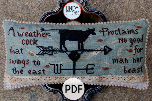 PDF No Good for Man Nor Beast Cross Stitch Pattern by Lindy Stitches