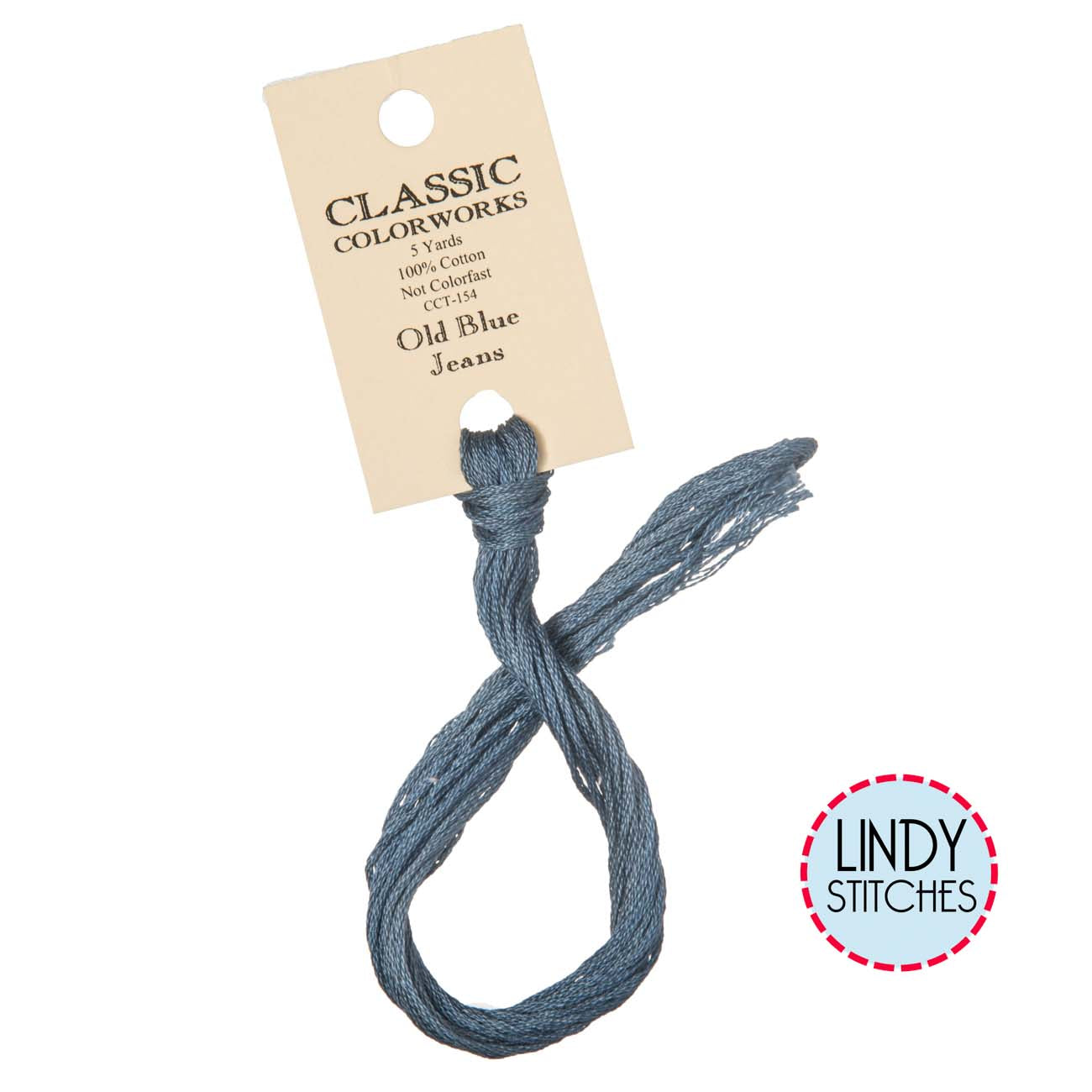 Old Blue Jeans Classic Colorworks Floss Hand Dyed Cotton Skein