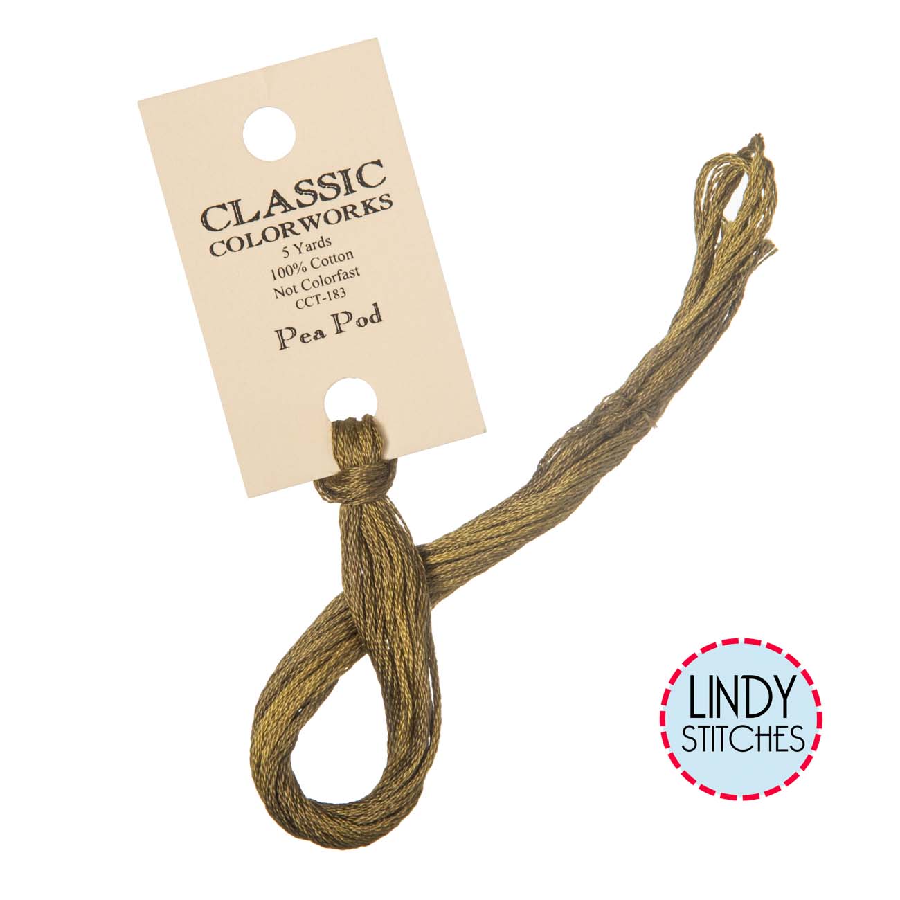 Pea Pod Classic Colorworks Floss Hand Dyed Cotton Skein