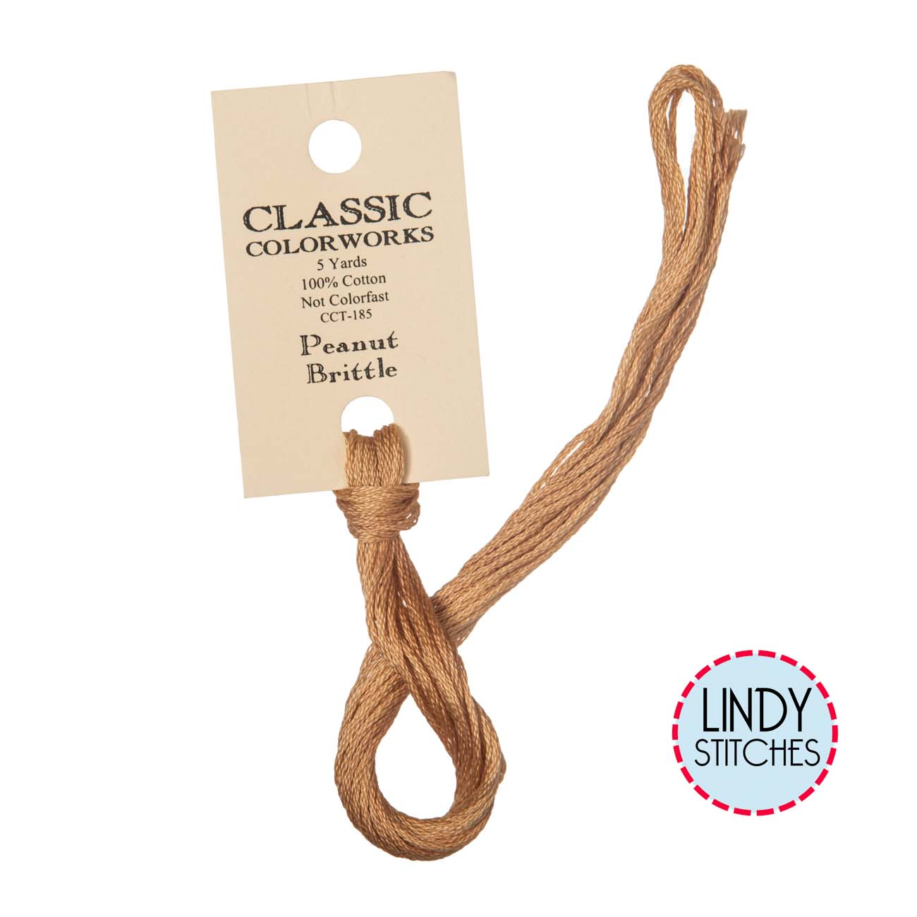 Peanut Brittle Classic Colorworks Floss Hand Dyed Cotton Skein