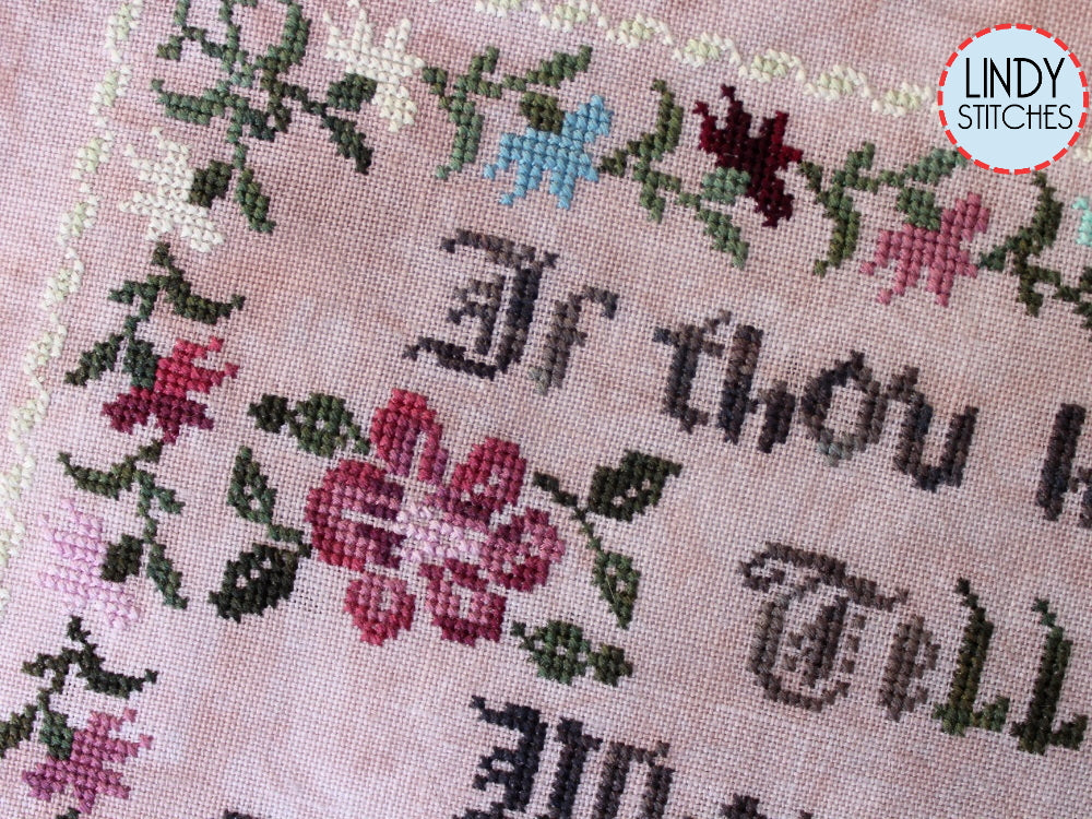 Ride Forth Singing Cross Stitch Pattern by Lindy Stitches