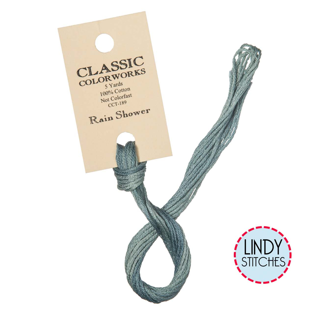 Rain Shower Classic Colorworks Floss Hand Dyed Cotton Skein