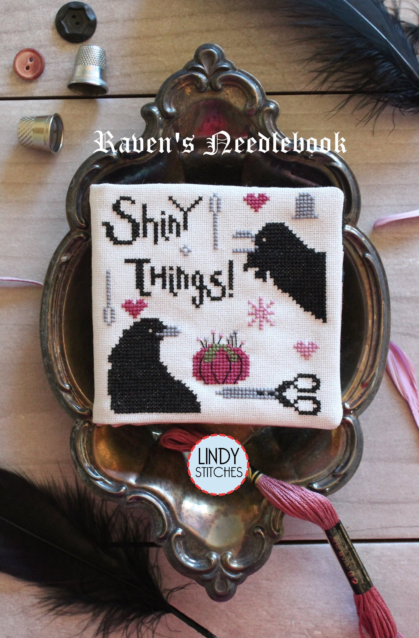 B GRADE SPOOKY BOOKS! - Six Adorably Spooky Cross Stitch Patterns by Lindy Stitches