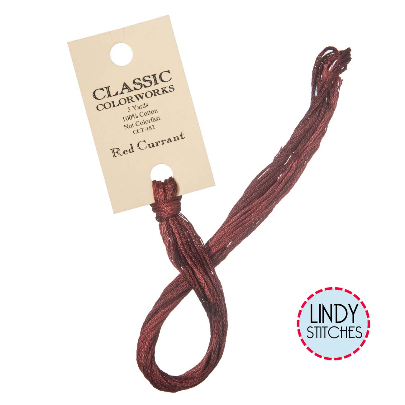 Red Currant Classic Colorworks Floss Hand Dyed Cotton Skein