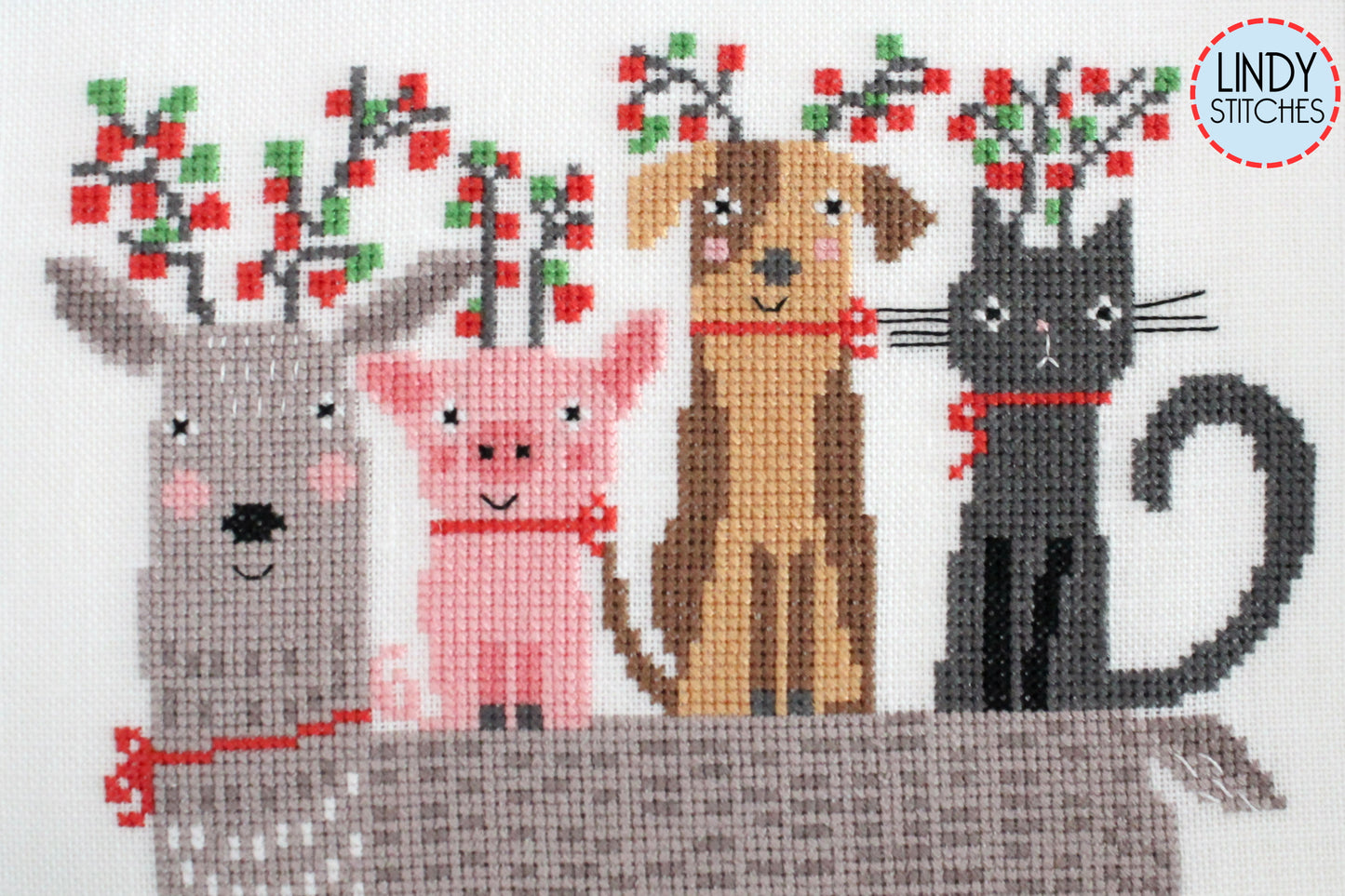 Reindeer Games Cross Stitch Pattern