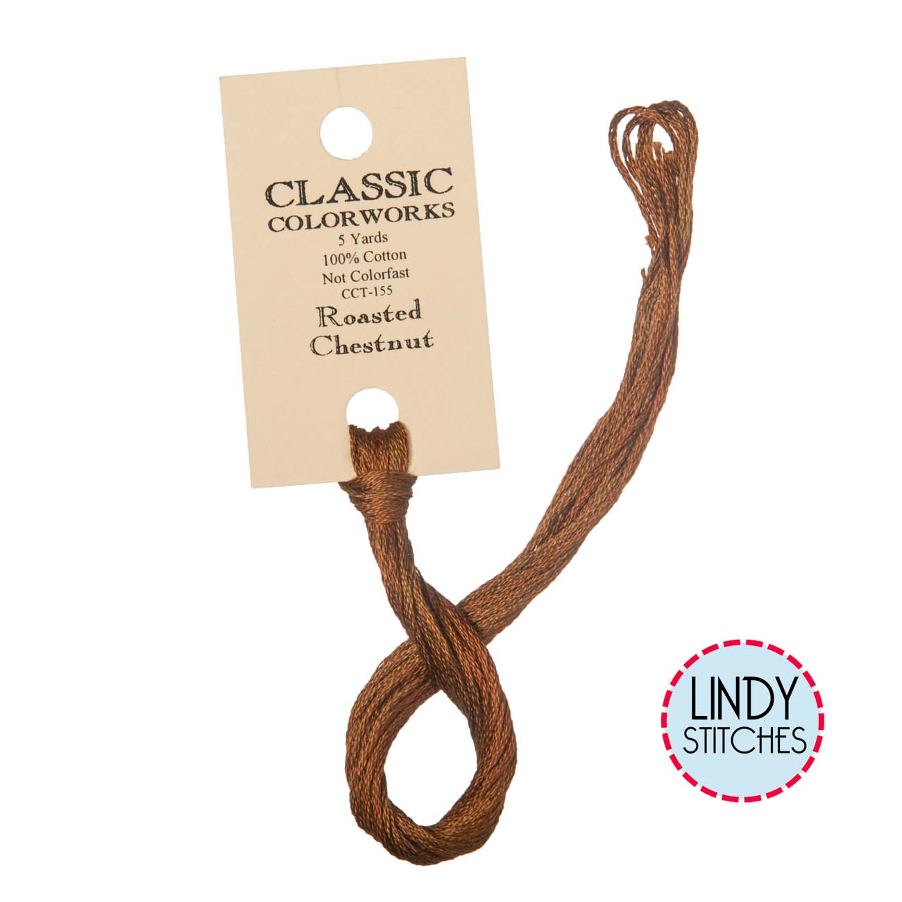 Roasted Chestnut Classic Colorworks Floss Hand Dyed Cotton Skein