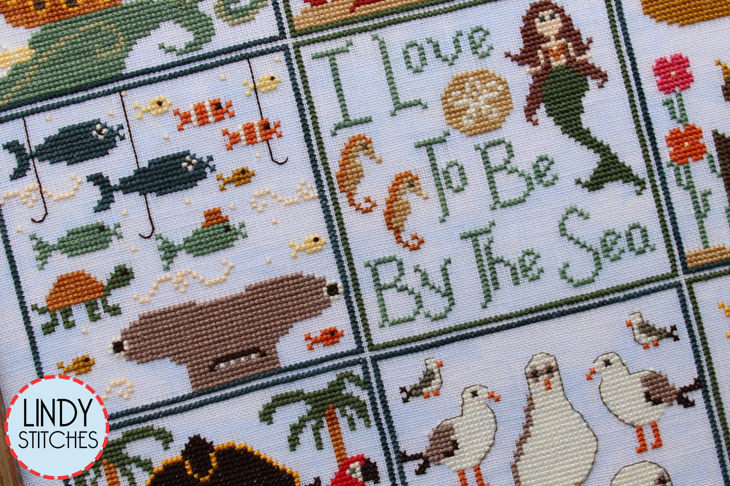 Saltwater Scrapbook Part 2 Cross Stitch Pattern Lindy Stitches