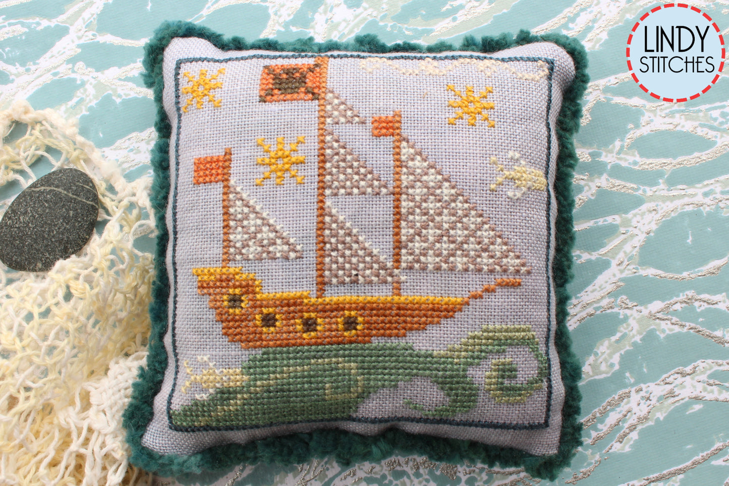 Saltwater Scrapbook Part 2 Cross Stitch Pattern Lindy Stitches