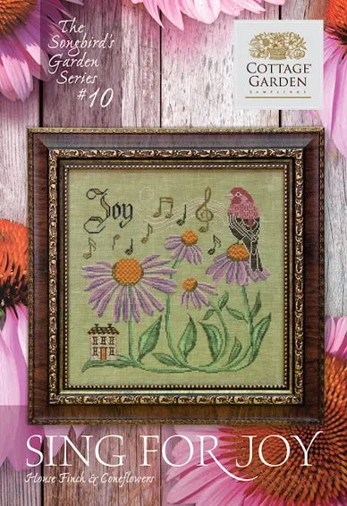 Sing for Joy by Cottage Garden Samplings Cross Stitch Pattern PHYSICAL copy