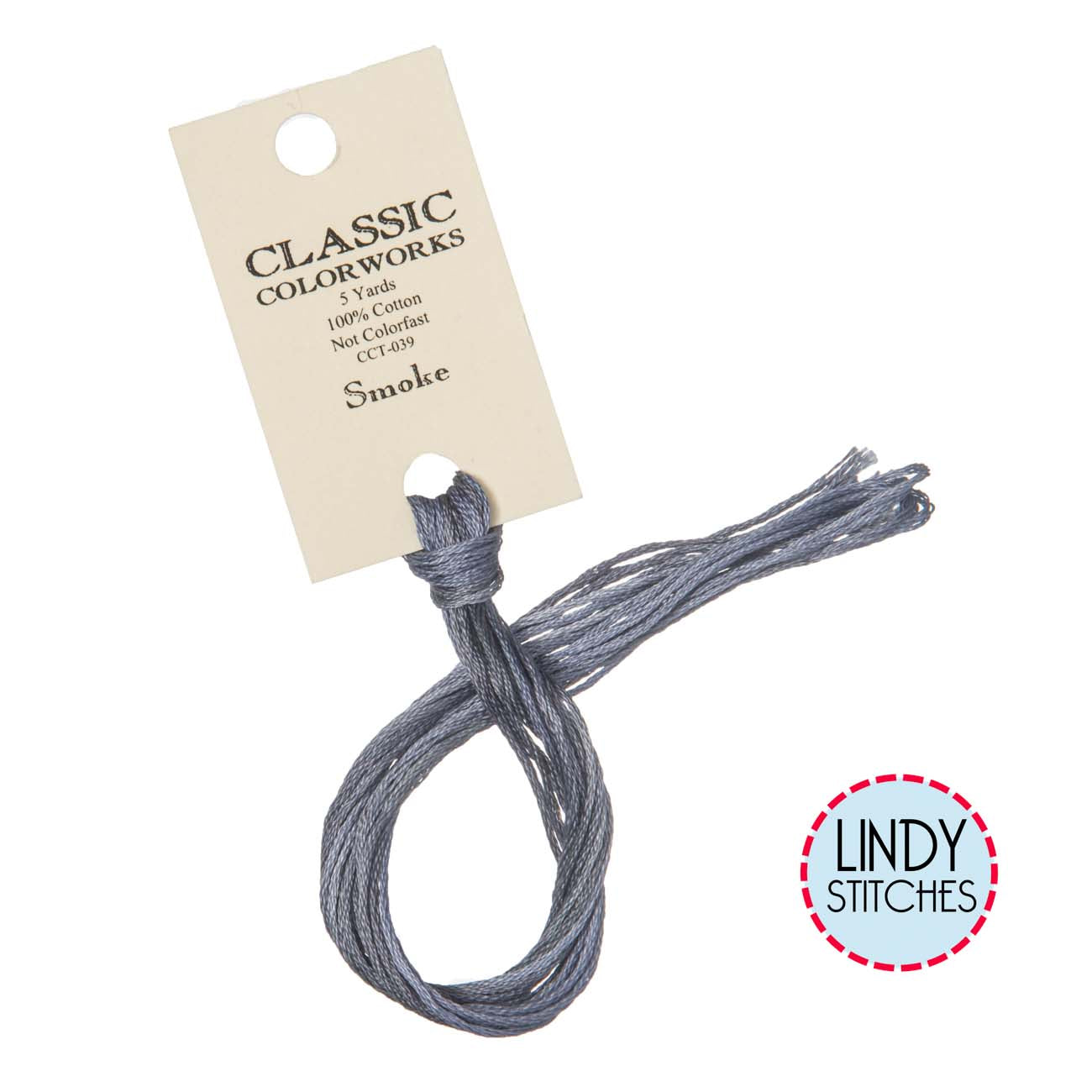 Smoke Classic Colorworks Floss Hand Dyed Cotton Skein