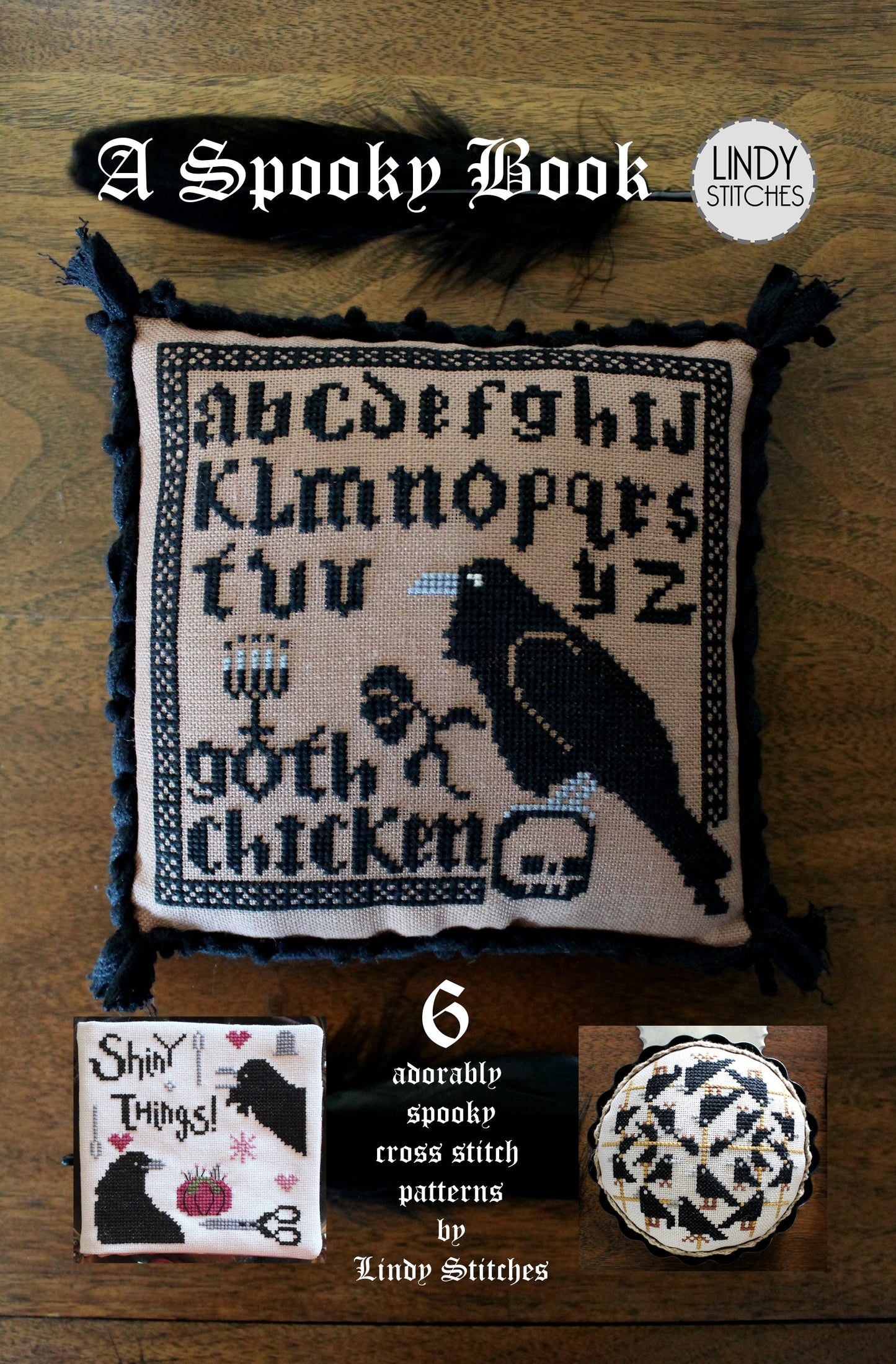 B GRADE SPOOKY BOOKS! - Six Adorably Spooky Cross Stitch Patterns by Lindy Stitches