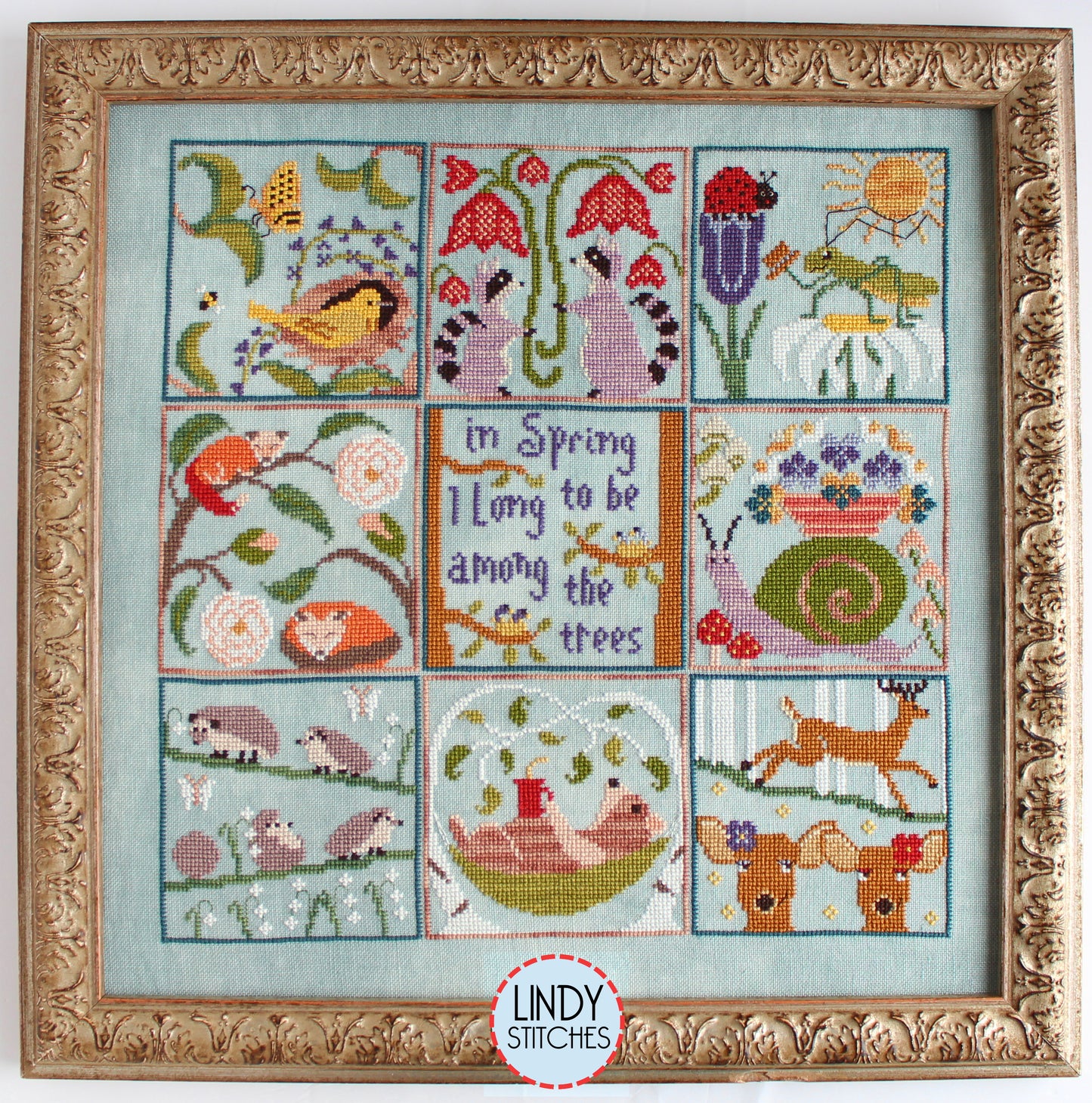 Bugs and Fishes by Lupin: Hello Spring: Tree Embroidery Patterns