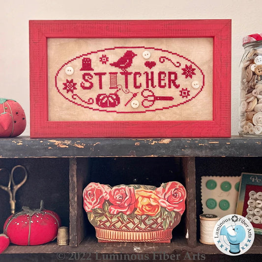 Stitcher Cross Stitch Pattern Luminous Fiber Arts PHYSICAL copy