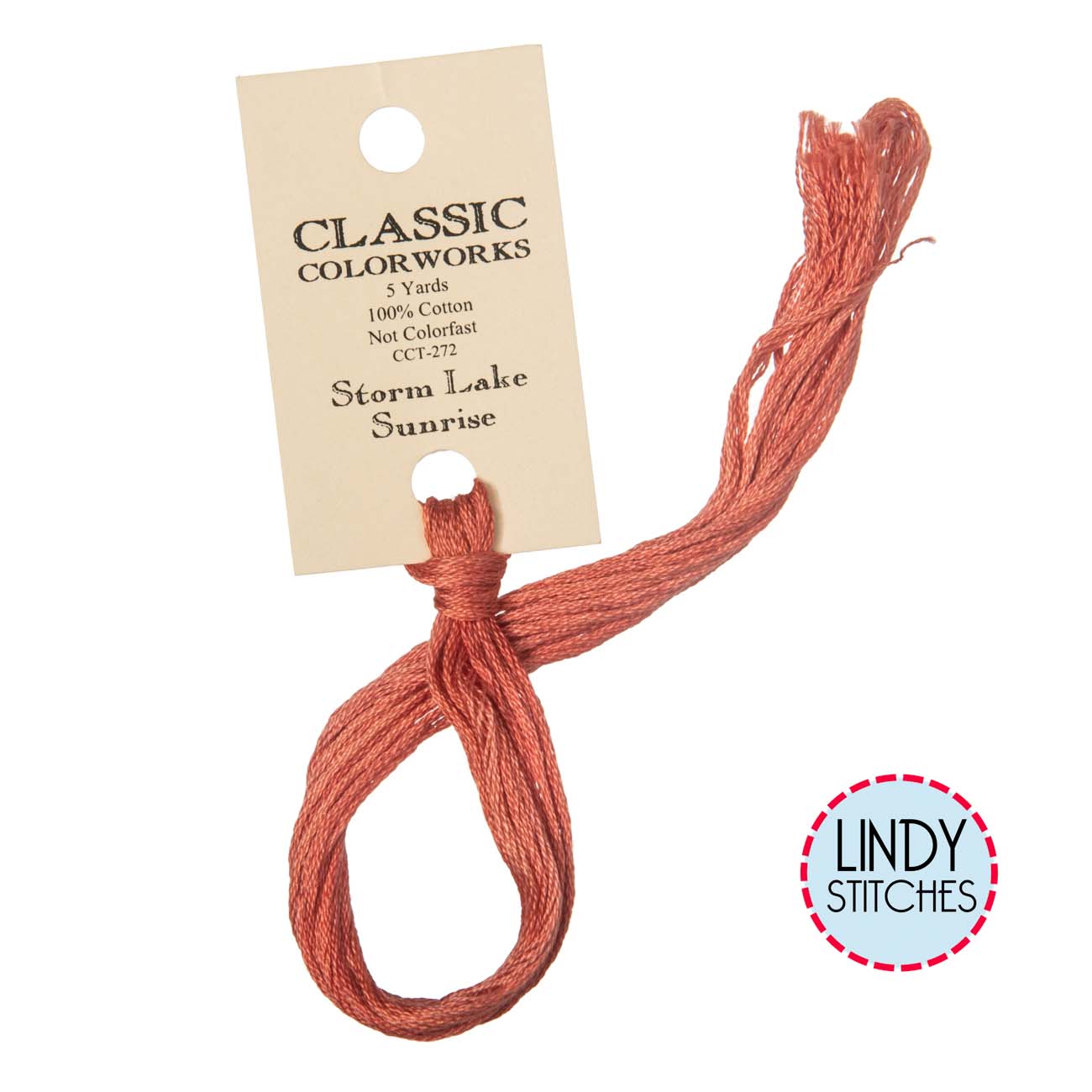 Storm Lake Sunrise Classic Colorworks Floss Hand Dyed Cotton Skein
