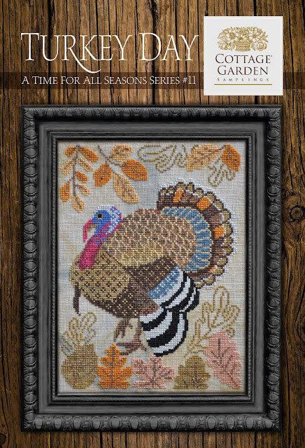 Turkey Day by Cottage Garden Samplings Cross Stitch Pattern PHYSICAL copy