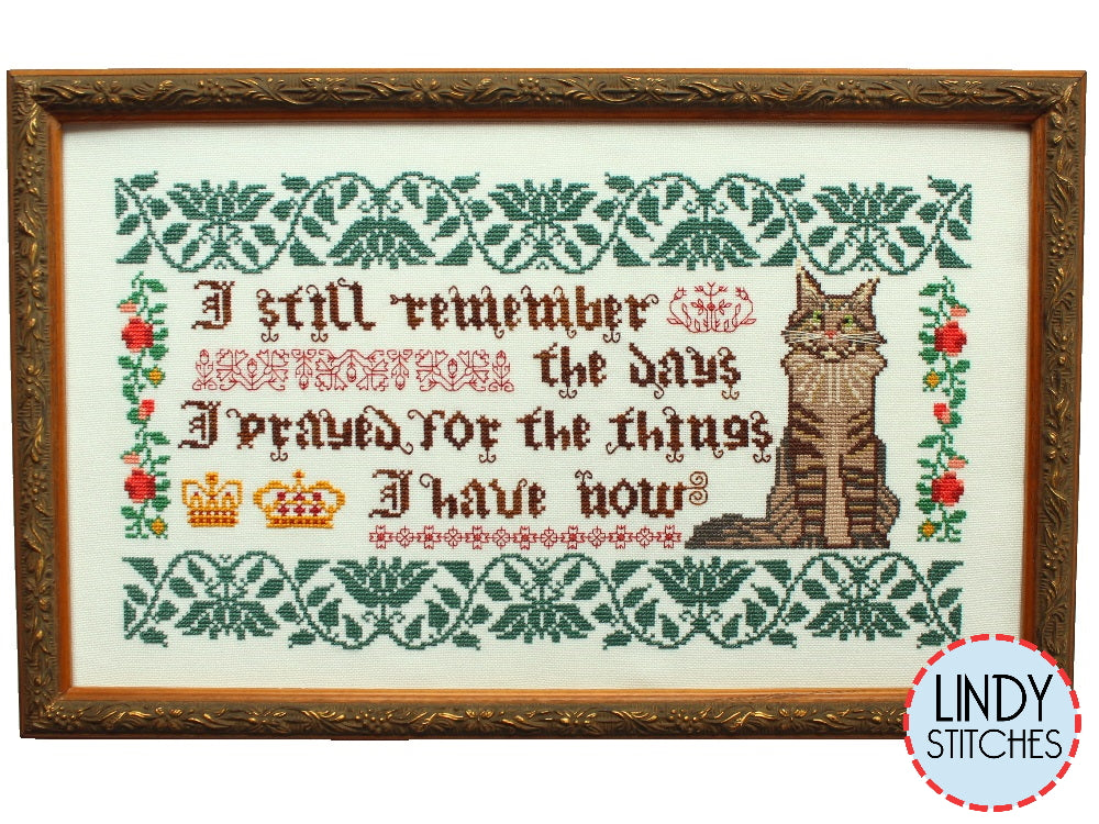 PDF I Still Remember Cross Stitch Pattern by Lindy Stitches